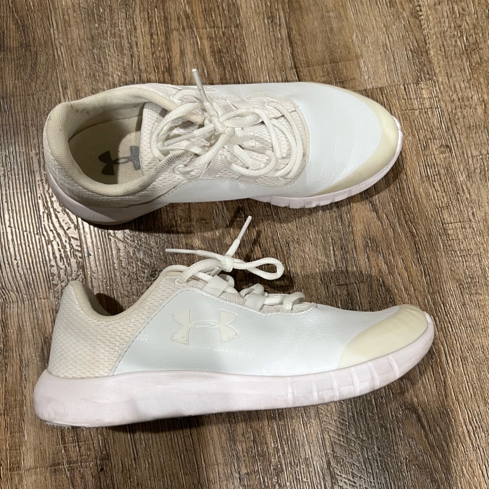 White Under Armour sneakers
